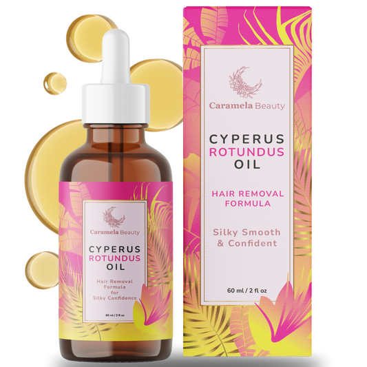 Caramela Beauty Cyperus Rotundus Oil for Natural Permanent Hair Reduction-Shop
